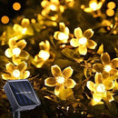 Axyaa Cherry Blossom Solar String Lights: Outdoor Garden Patio Decoration