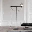 Axyaa Black Texture LED Floor Lamp for Bedroom Living Room Study Eye Protection
