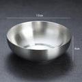 Axyaa Stainless Steel Mixing Bowl Set for Meal Prep and Storage