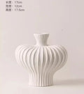 Axyaa Ceramic Flower Vase Decor for Living Room Tabletop, Retro Luxury Arrangements