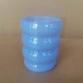 Axyaa Nordic Style Wavy Glass Tumbler Cup 340ml - Clear/Amber/Blue/Green - Drinkware 1 Piece