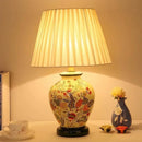Axyaa Contemporary Ceramic Table Lamp for Living Room Bedroom, Hotel Decor