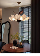 Axyaa French Flower Pendant Light, Retro American Petal Lighting