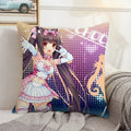 Axyaa Kawaii Cushion Cover 45 × 45: Decorative Pillowcase for Home, Car, Bed - 50x50 Size