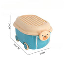 Axyaa Toy Organizer Box: Large Capacity, Multifunctional Plastic Storage for Child's Items