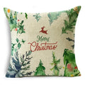 Axyaa Festive Christmas Tree Pillow Cover for Home Decoration