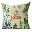 Axyaa Festive Christmas Tree Pillow Cover for Home Decoration