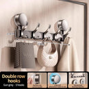 Axyaa Strong Suction Cup Hook Towel Rack for Bathroom and Kitchen