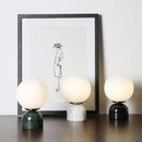 Axyaa Modern Nordic Glass Desk Lamp for Stylish Workspace Lighting
