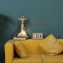 Axyaa Golden Giraffe LED Floor Lamp for Bedside and Living Room Lighting