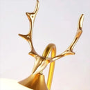 Nordic Deer Head LED Wall Light by Axyaa - Modern Iron Art Home Decor