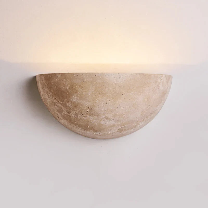 Axyaa Yellow Travertine LED Wall Lamp Nordic Modern Stair Home Lighting