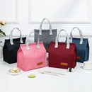 Axyaa Insulated Lunch Bag: Portable, Multifunctional, Solid Color for Picnics and School