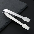 Axyaa Stainless Steel Food Tongs - Kitchen Cooking Utensil Twrer Clamp Silver Tweezer