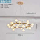 Axyaa Glass Bubble Ball Nordic Luxury Chandelier