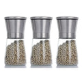 Axyaa Stainless Steel Glass Spice Bottle Grinder Mill Kitchen Gadget