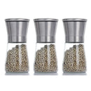 Axyaa Stainless Steel Glass Spice Bottle Grinder Mill Kitchen Gadget