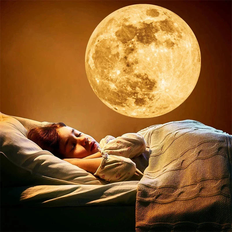 Axya Moon Light Lamp Earth Planet Night Light Projection Atmosphere Bedroom Table Lamp