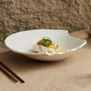 Axyaa Rock Patterned Ceramic Bowl for Molecular Cuisine and Tableware
