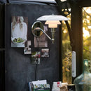 Axyaa Glass Wall Lamp: Danish Design, E27 Light for Bedroom, Living Room & Corridor
