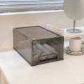 Axyaa Acrylic Makeup Storage Organizer with Transparent Drawers and Dustproof Cover