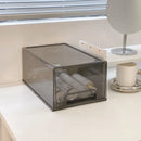 Axyaa Acrylic Makeup Storage Organizer with Transparent Drawers and Dustproof Cover