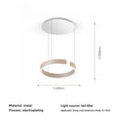 Axyaa Smart Dimming Circle Rings Chandelier for Living Room Décor
