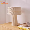 Axyaa Cream Wind Mushroom Table Lamp LED Retro Atmosphere Decorative Desk Light
