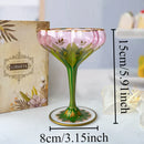 Axyaa Handmade Vintage Champagne Glass Ice Cream Bowl Austrian Red Wine Glass