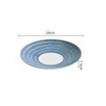 Axyaa Ceramic Shallow Plate: High Beauty Specialty Tableware