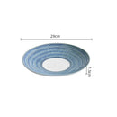 Axyaa Ceramic Shallow Plate: High Beauty Specialty Tableware