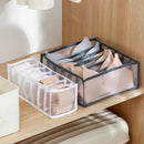 Axyaa Wardrobe Organizer Box Set for Clothes, Bras, Underwear, Socks - Breathable Mesh Bags