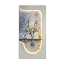 Axyaa Hydroponic Flower Mural Lamp: Sandstone Living Room Decoration