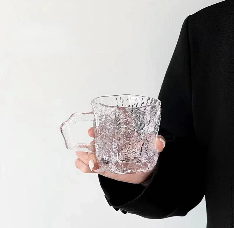 Axyaa Rose Glass High Appearance Drink Cup
