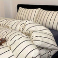 Axyaa Solid Color Bedding Set: Soft Twin Full Queen Size Bed Linens