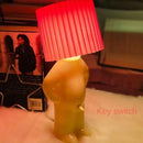 Axyaa Pleats LED Table Lamp for Unique Reading Lighting in Bedroom