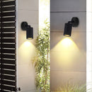 Axyaa Stainless Steel LED Wall Lamp - Up Down Spotlight Sconce