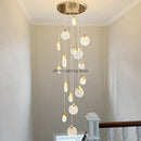 Axyaa Luxury Crystal Ceiling Pendant Light with LED for Villa Living