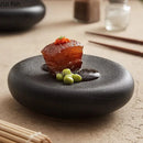 Axyaa Ceramic Snack Plate Set | Irregular Molecular Cuisine Tableware