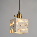 Axyaa Terrazzo Wood LED Pendant Light for stylish décor in any space.