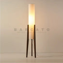 Axyaa Solid Wood Floor Lamp - Japanese Retro Style for Home Decor