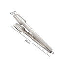 Axyaa Stainless Steel BBQ Food Tongs for Cooking, Buffet, and Grilling