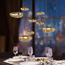 Axyaa Modern LED Drop Chandelier for Home Decor and Lighting