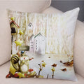 Axyaa Cartoon Design Pillowcase for Children's Room, Sofa, Home Decoration 45*45cm