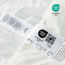 Axyaa Seersucker Plaid Queen Comforter, Reversible Lightweight Cooling Blanket