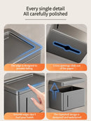 Axyaa Toilet Tissue Box: Wall Mounted Bathroom Paper Storage Rack