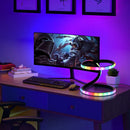 Axyaa Adjustable Height RGB LED Corner Floor Lamp with Remote Control