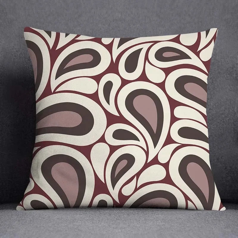 Axyaa Geometric Color Pillowcase Square Cushion Cover 45x45