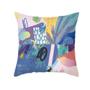 Axyaa Geometric Abstract Print Cushion Cover Tropical Botanical Pillowcase