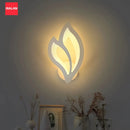 Axyaa Leaf Wall Sconce Modern Indoor Bedroom Lighting